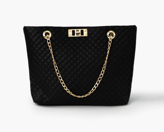 Black shoulder bag